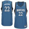 timberwolves 22 andrew wiggins road blue jersey